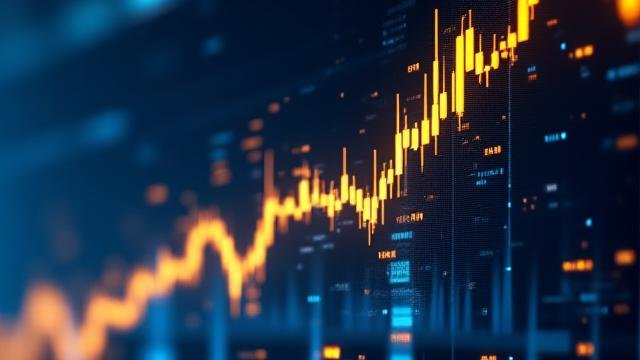 AI trading bots graph with crypto market data