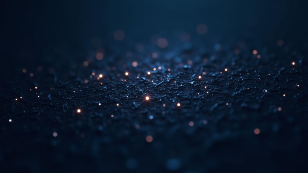 Abstract blockchain network pattern