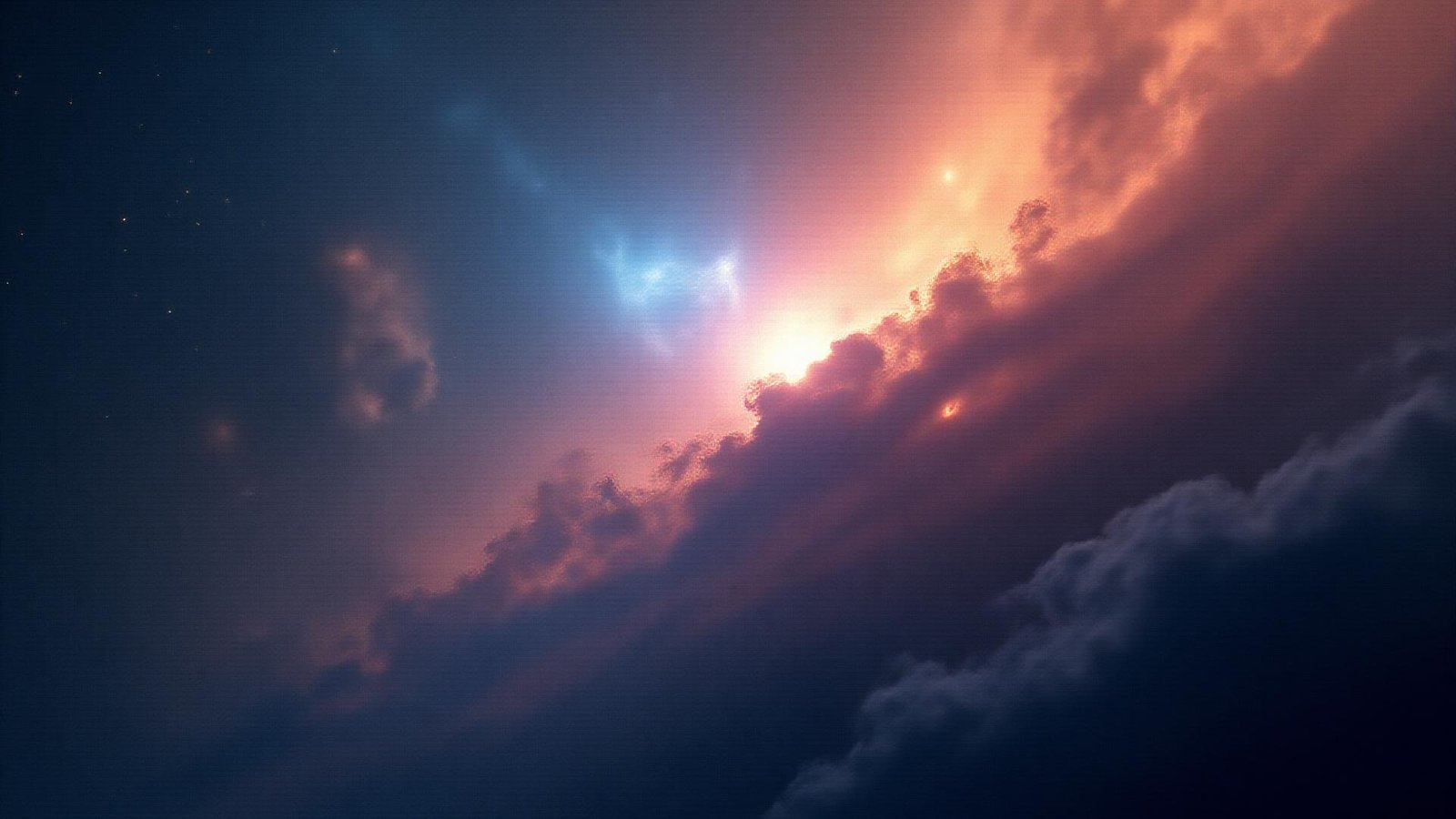 Stunning cosmic vista from James Webb Space Telescope with nebulae and distant galaxies